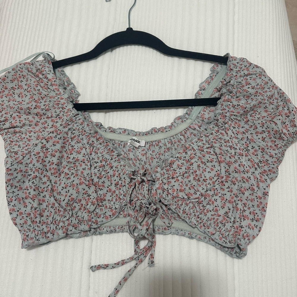 Garage Flora Crop Top